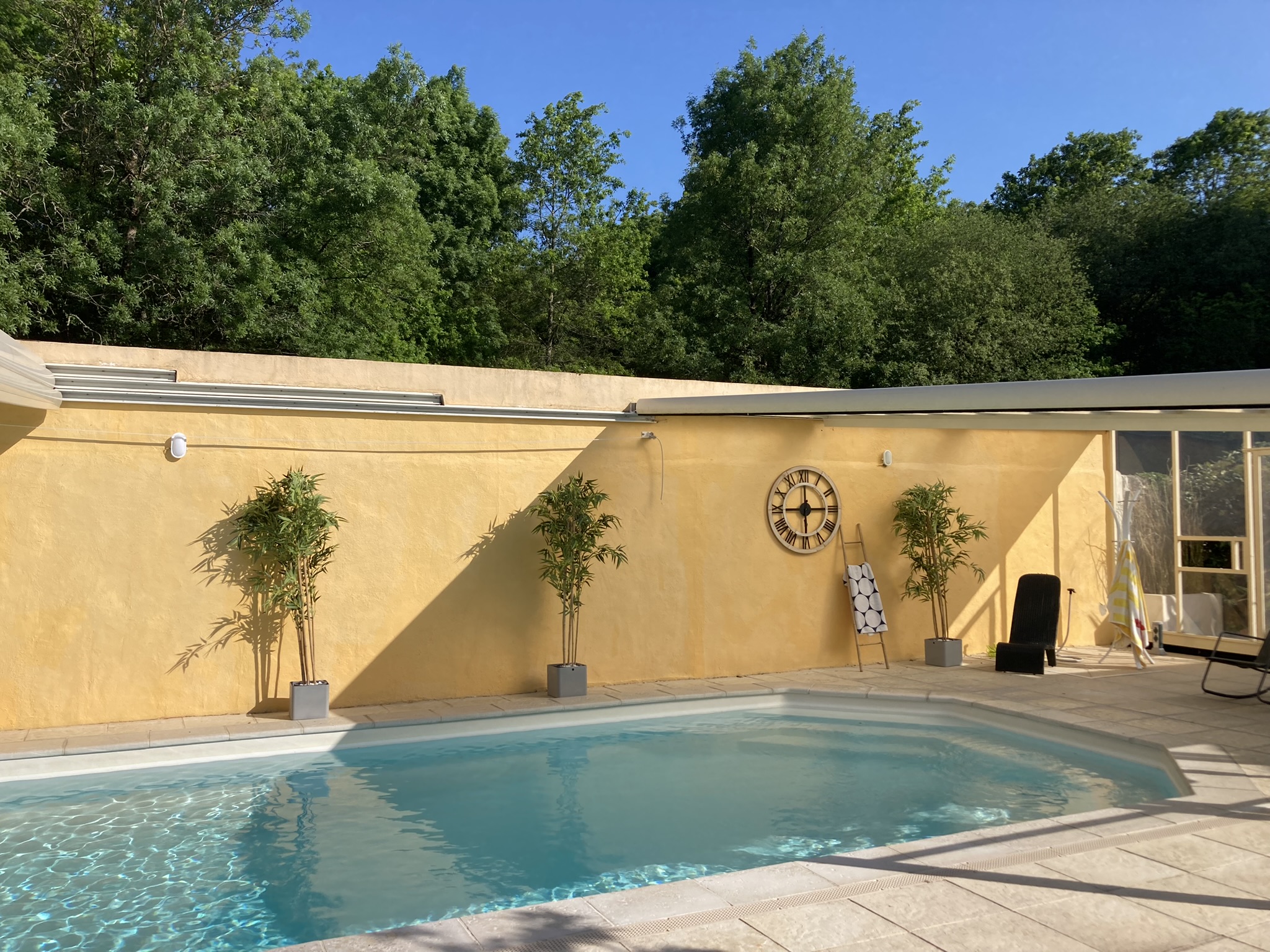 Vue piscine différente